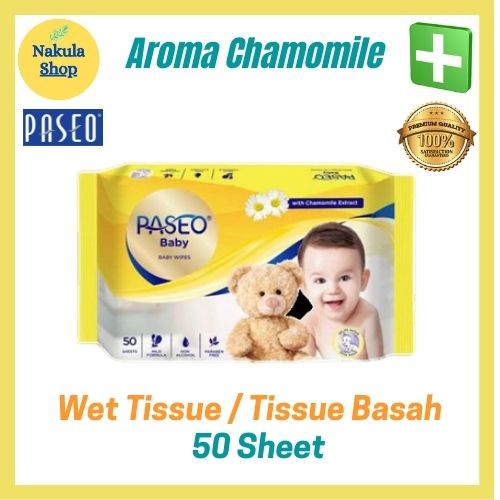 Tissue Paseo Baby Wet Tissue 50s