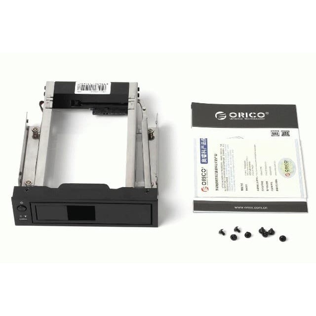 Mobile Rack second caddy Hdd harddisk Orico Internal 5.25 to 3.5 inch sata hot swap rack 1106ss 1106-ss