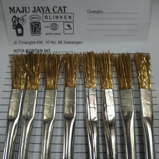 

sikat kawat ukuran kecil seperti pulpen