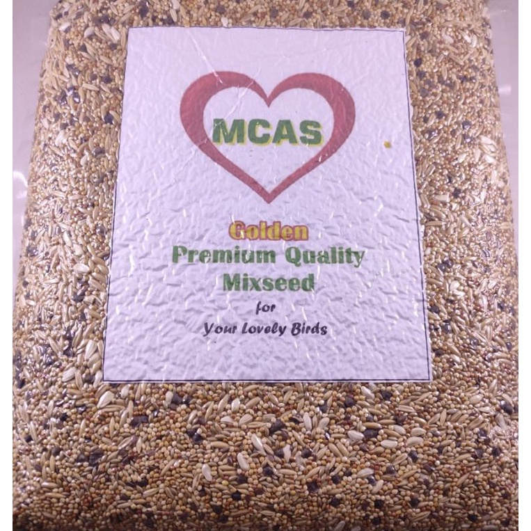 MCAS Golden Mixseed Pakan Lovebird 1kg