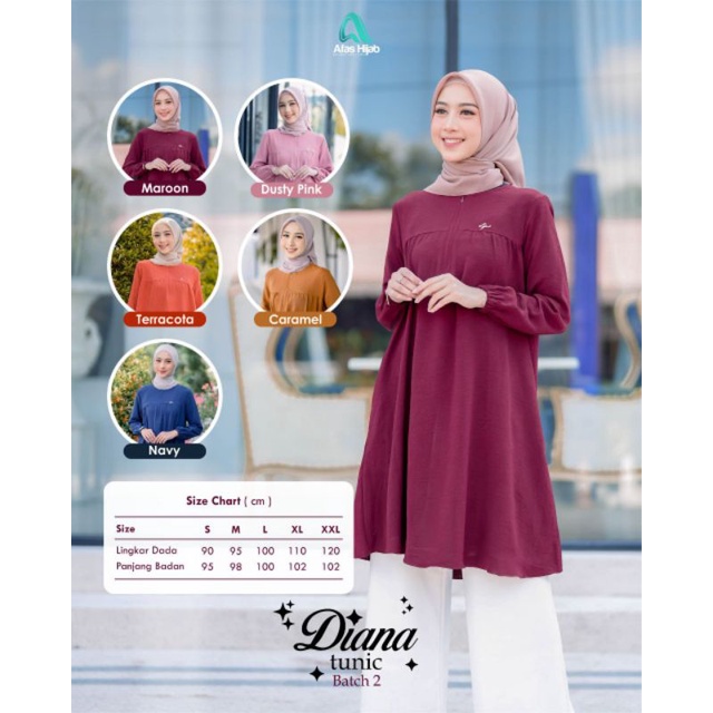DIANA TUNIK ORI AFAS HIJAB