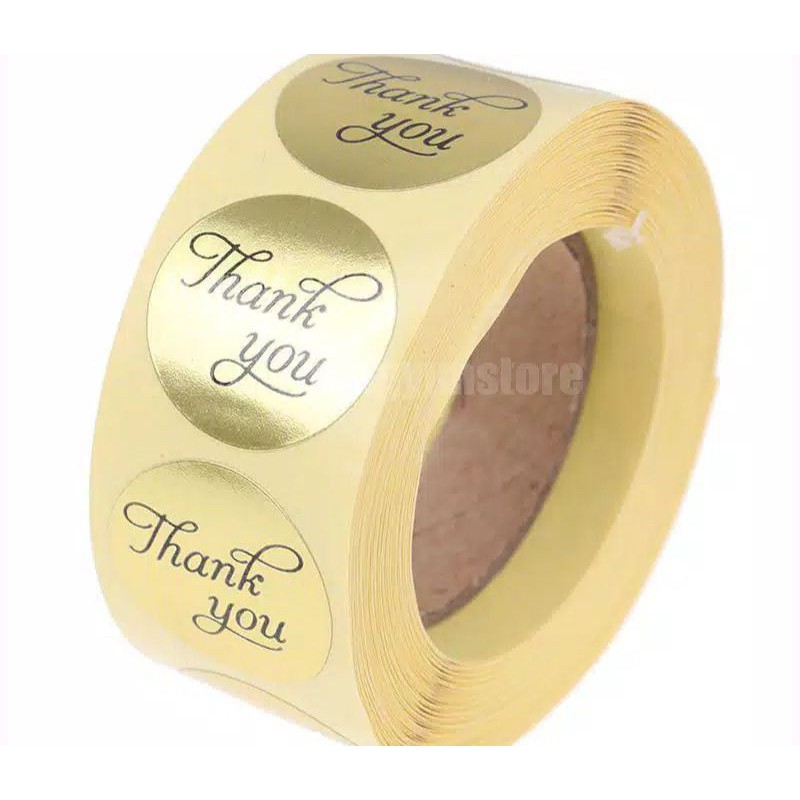 [mp73] TERMURAH! STIKER MINI THANK YOU STIKER UCAPAN TERIMAKASIH STIKER OLSHOP LABEL KEMASAN-A