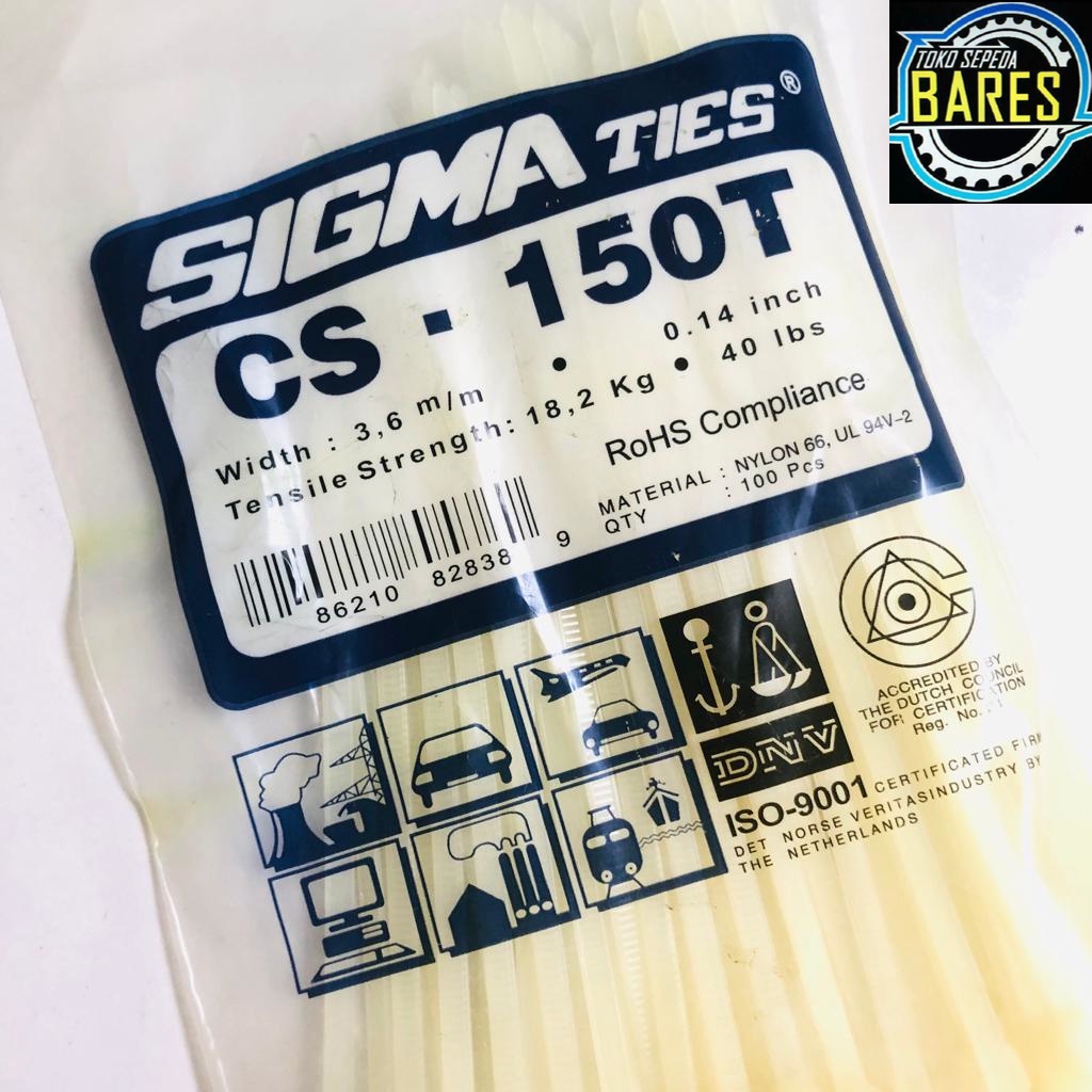 Kabel Tis / Ties Sigma CS - 150T / 200L / 300L / Nylon Cable Tie