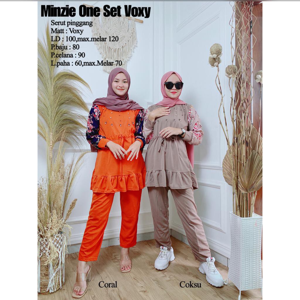Sidoayushop_ID Grosir Murah KDS ONE SET TUNIK VOXY MINIZIE / TINA  / SISMY /CB lengkap & Original