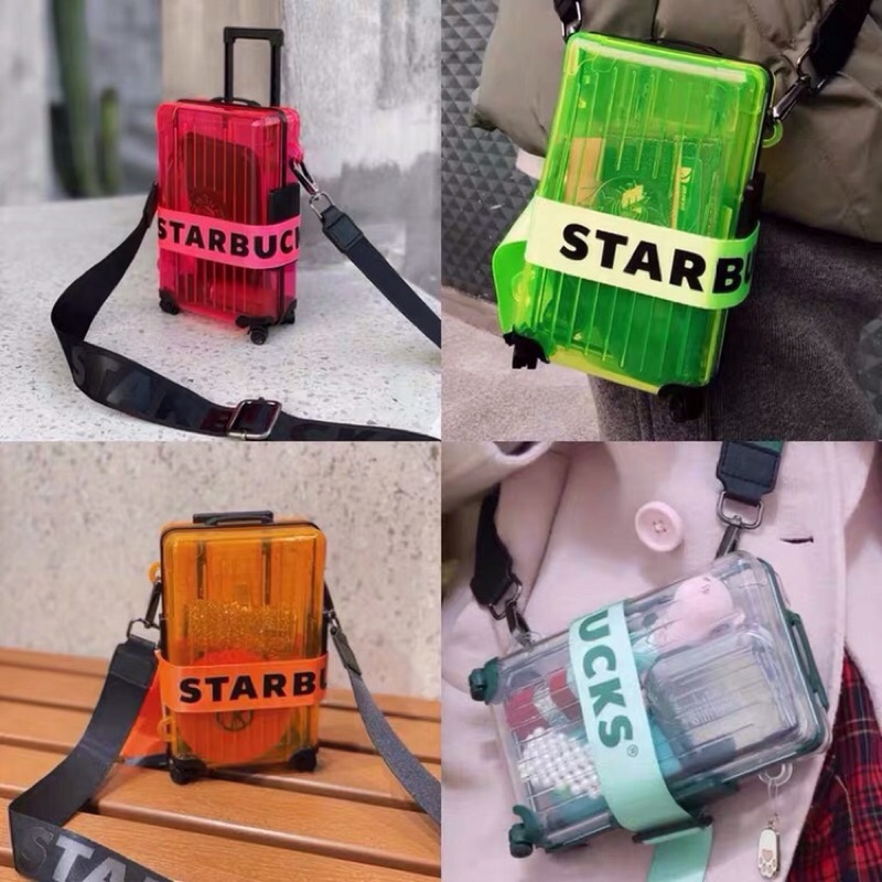 Starbucks China Neon Mini suitcase Bag