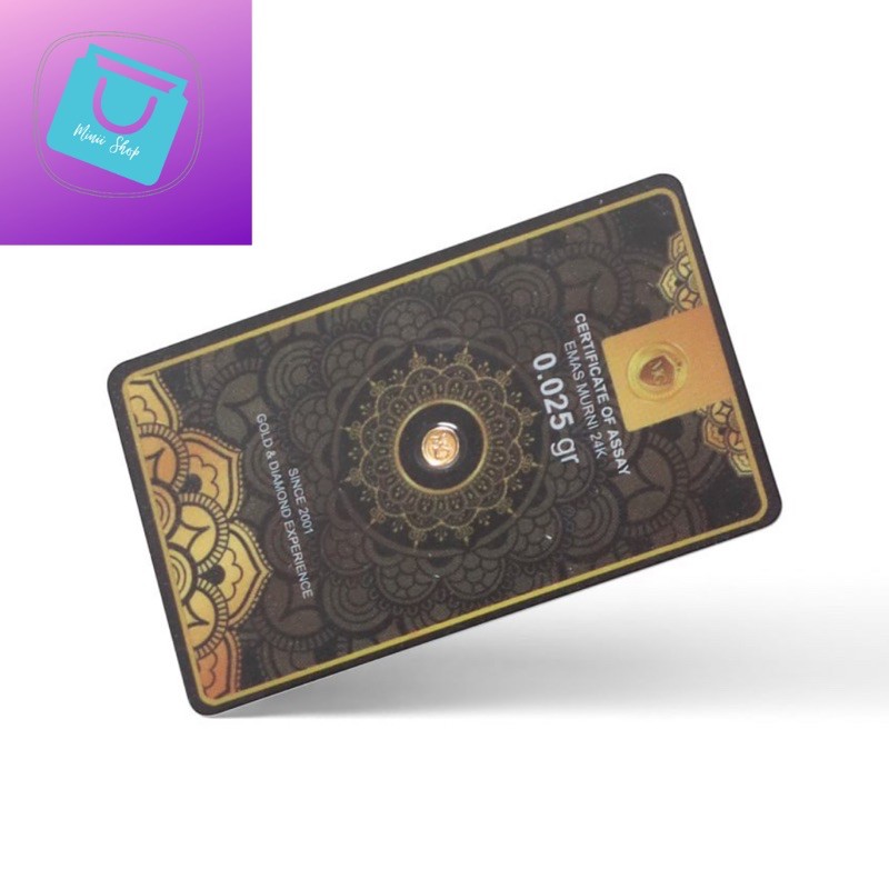Minigold logam mulia 0,025gr