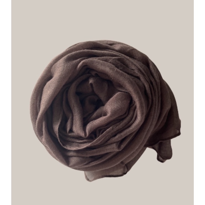 DUBAI SHAWL/ PASHMINA DUBAI ALA SHIREEENZ by KOKOMI~-Deep brown