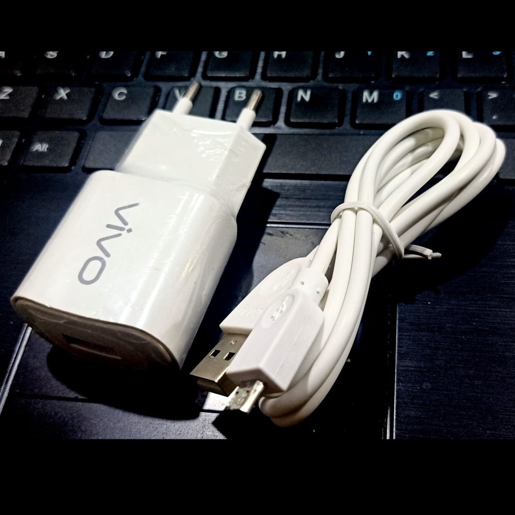 Charger Vivo 2A Micro USB Original OEM Casan Vivo Ori 99% - CASAN HP VIVO 2A