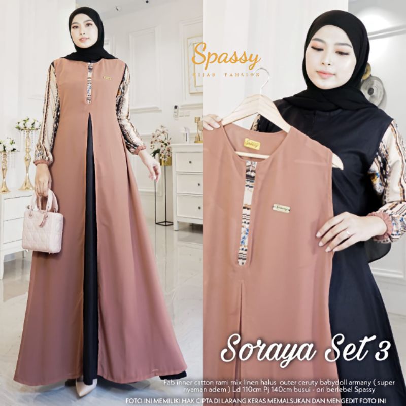 NEw SORAYA SET MAXI DRESS BY SPASSY