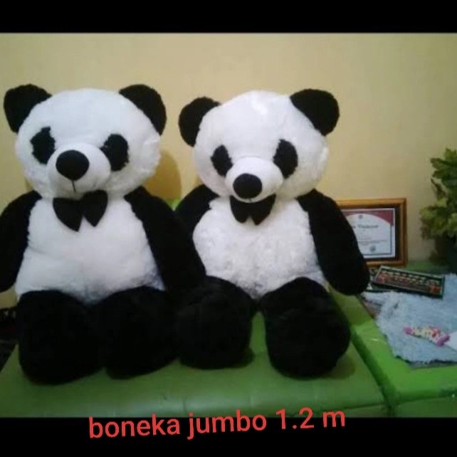 Boneka Panda Super Jumbo 1.2 meter / Boneka Beruang Teddy Bear 120cm
