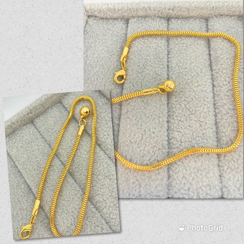 Gelang kaki milano gold xuping original lapis emas gold N075902