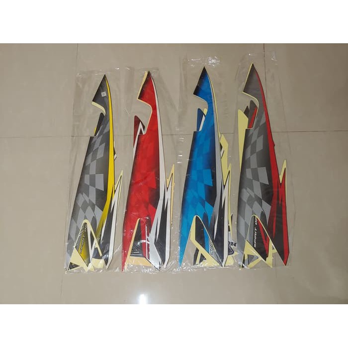 Stiker Bodi &amp; Lis Body &amp; Striping Supra X 125 2009 - STICKER