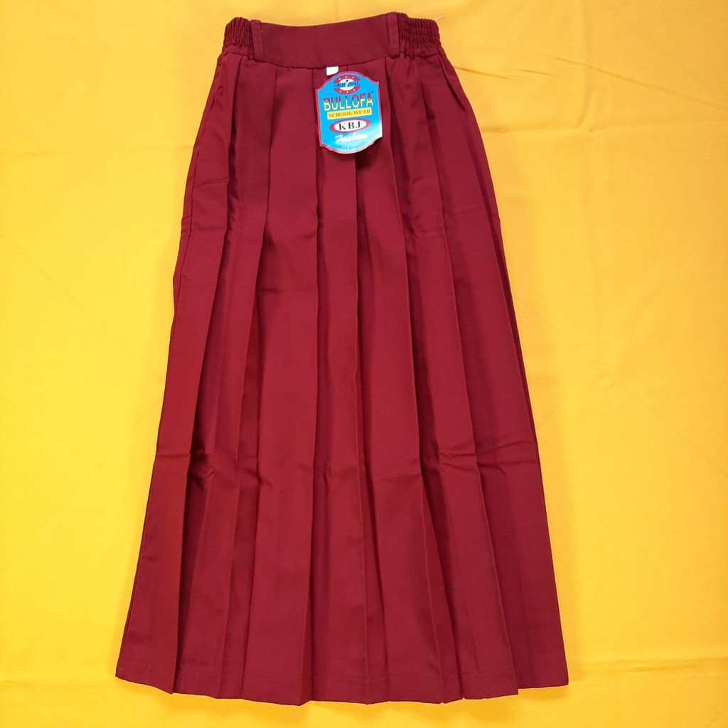 Rok Maxi Rempel SD Merah Merek Bullova