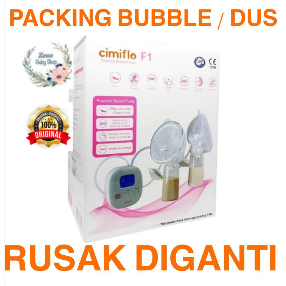 Cimiflo F1 Breastpump Double pompa asi ZEUS