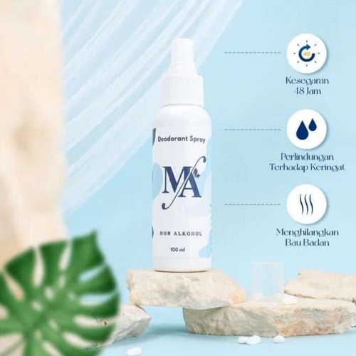 MA Deodorant Spray Anti Bau Badan BPOM - HAIDEO PENGHILANG BAU BADAN 0% ALCOHOL