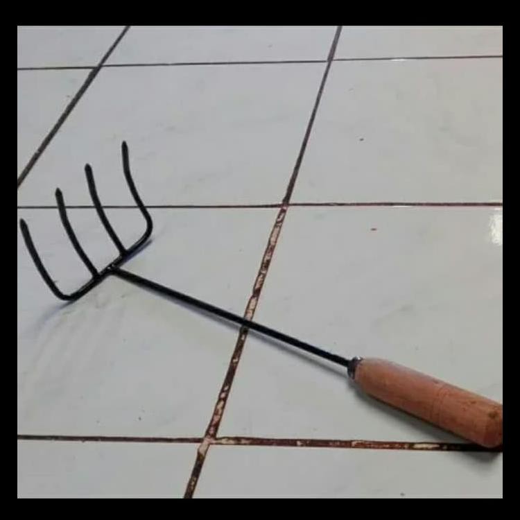 PACUL GARPU CANGKUL GARPU MINI CANGKUL GOT CANGKRANG KAYU BERKEBUN