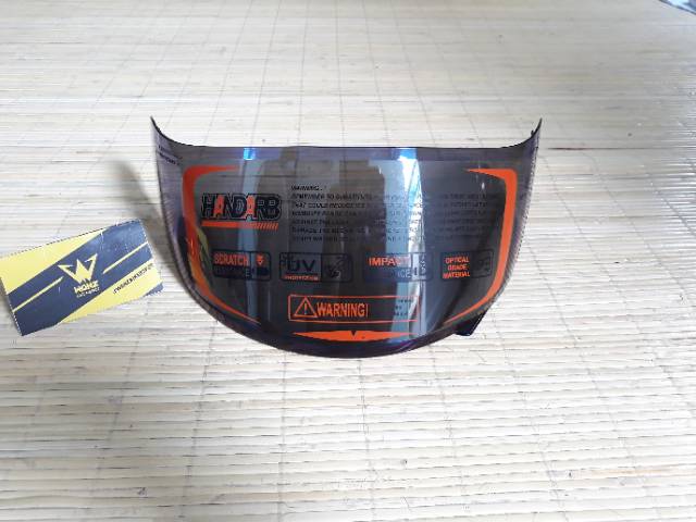 Flat Visor KYT R10 RC7 K2R Iridium Handarb / Flat Visor Handarb