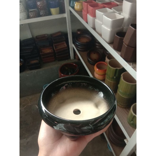 Pot Keramik Ceper / Pot Keramik Bonsai / Pot Keramik Kaktus/ Pot Keramik Murah