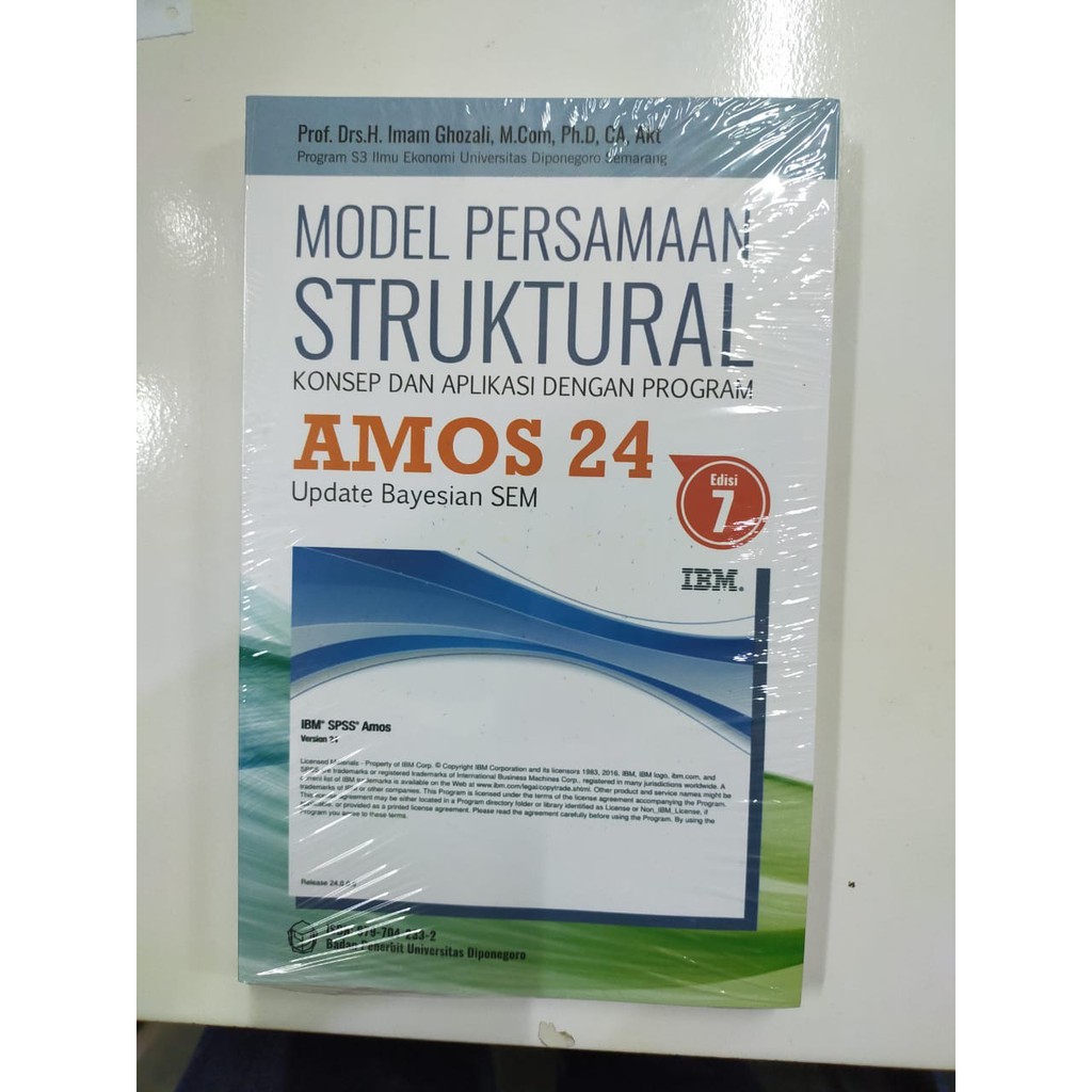 Buku Model Persamaan Struktural Konsep dan Aplikasi Dengan Program AMOS 24