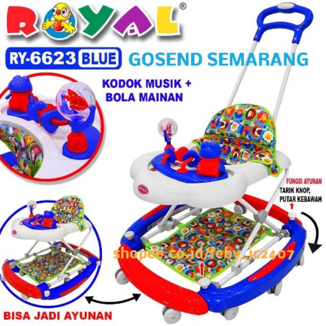 GOSEND SEMARANG BABY WALKER APOLO APOLLO ALAT BANTU JALAN BAYI ROYAL 6623