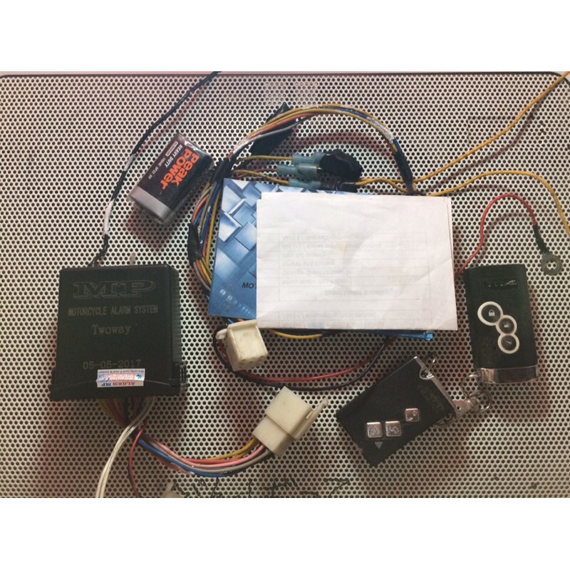 Alarm Motor MP2Way Remot bisa bunyi