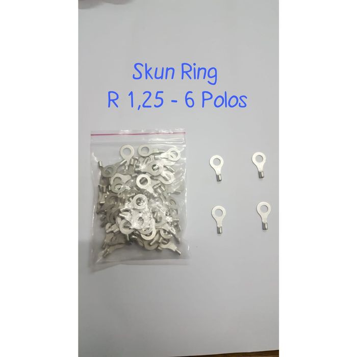 Skun Kabel Ring O Non Isolated 1.25-6 / Skun VR 1.25-6 POLOS / Skun 1.5mm / Skun Bulat 1.25-6 POLOS