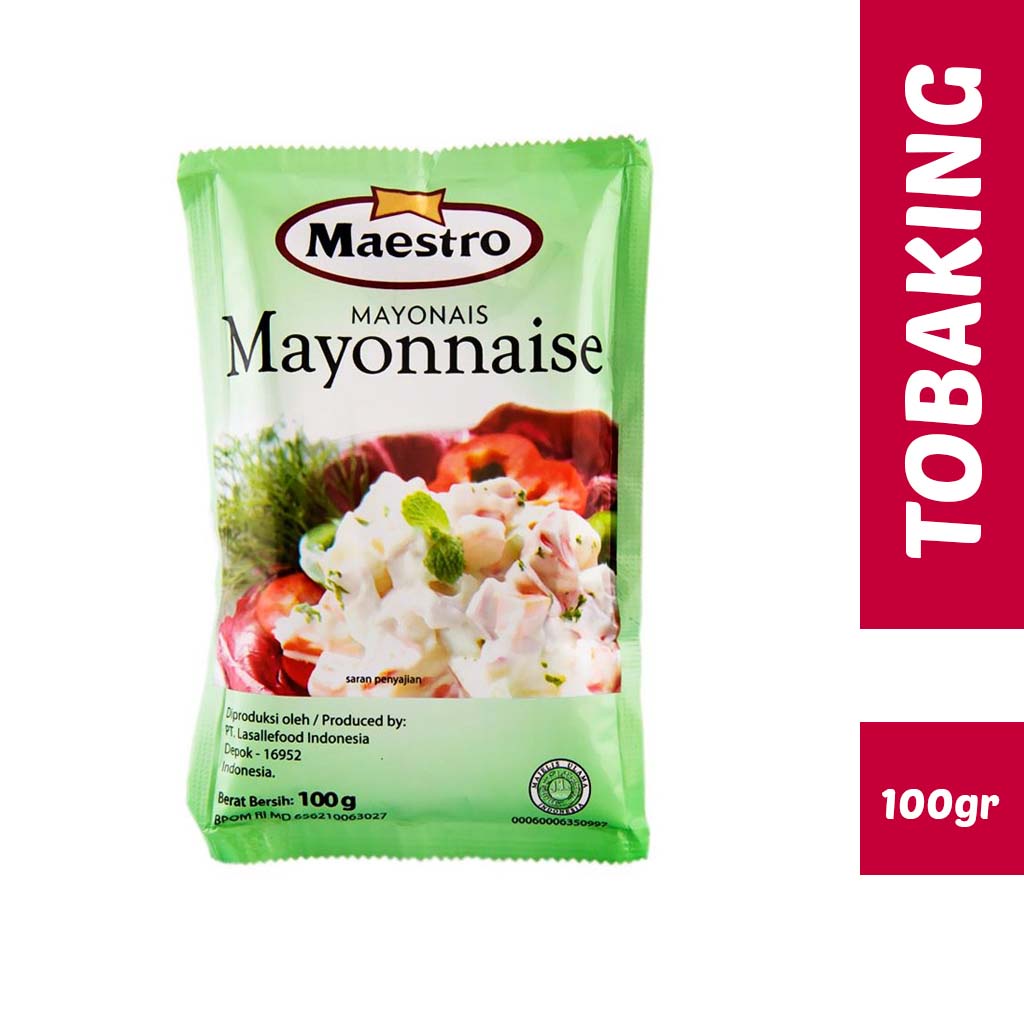 

Mayones Maestro 100gr Mayonais Mayo Mayonnaise HALAL