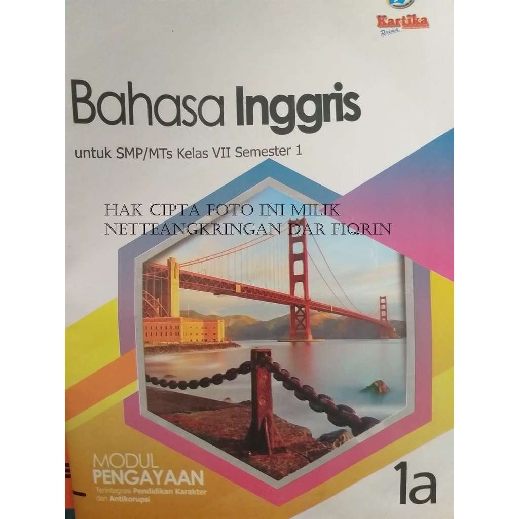 LKS Bahasa Inggris SMP MTs Kelas 7 tujuh Semester 1 K13  Baru Top