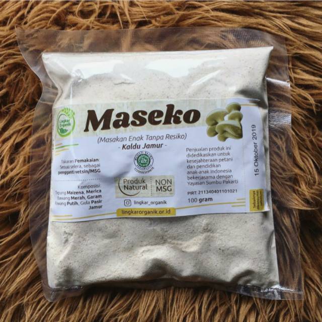 Maseko kaldu jamur 100 gr/ kaldu reffil