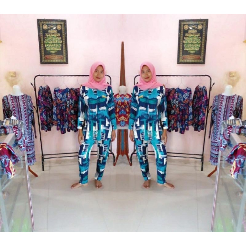 ZADIA SET WARNA  KUNING  DAN BIRU