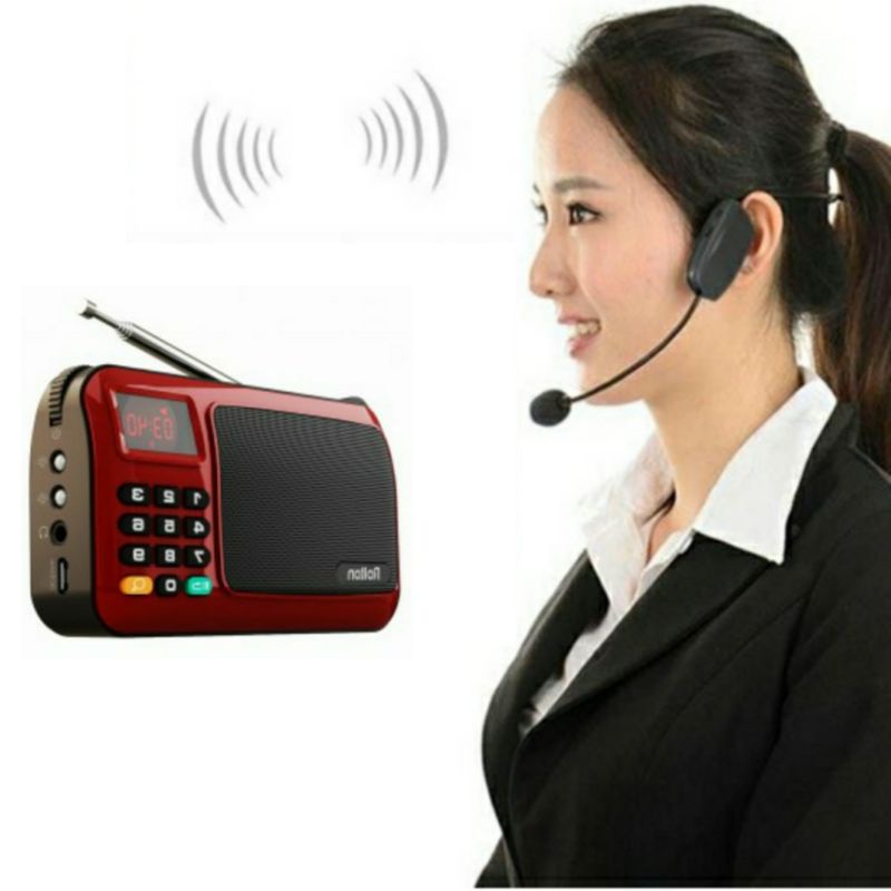 Speaker Portable 3R Mic bando Wireless FM Buat Tour Guide -  Mengajar - Seminar - Ceramah  Dll.....