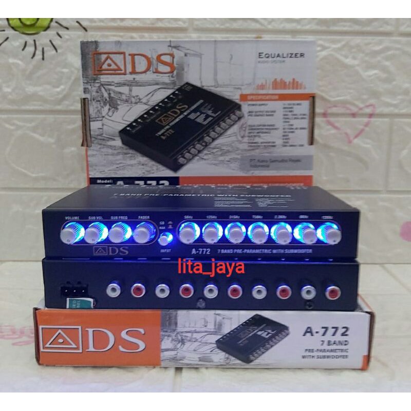 Preamp Equalizer Mobil ADS A-772 7MURAH