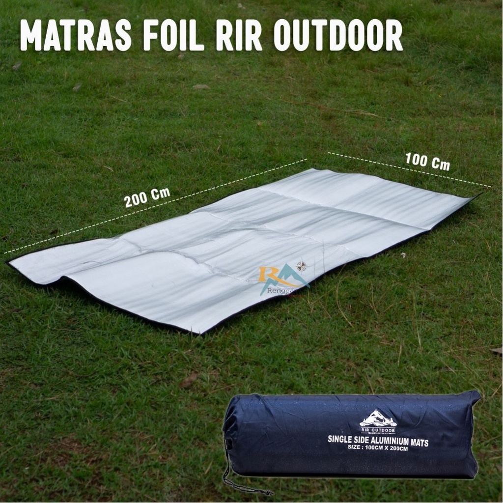 Matras Alumunium Foil 200 X 100 Cm Tikar Matras Foil Single Side Double Side Dua Sisi Camping