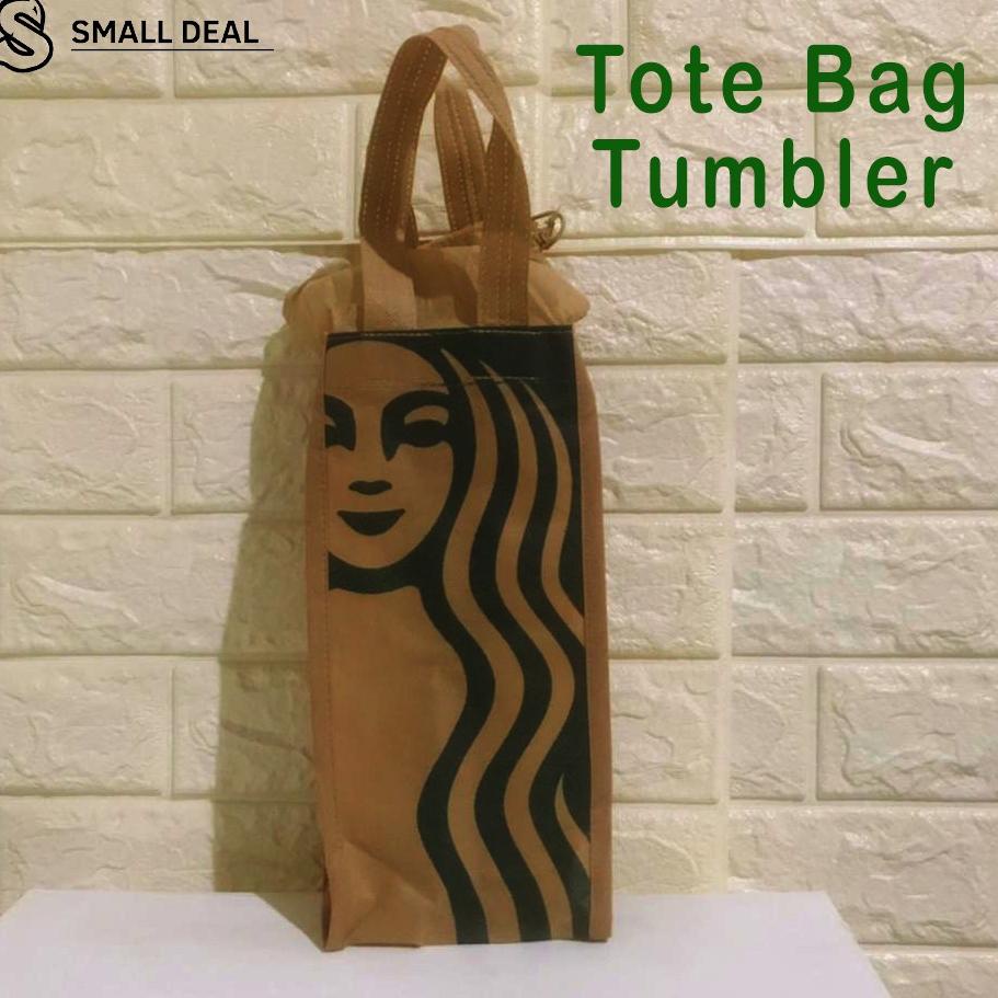 STARBUCKS Shopping Bag Kantong Belanjaan Totebag Tote Bags Tas Belanja Lipat Besar Jumbo Wanita Ori