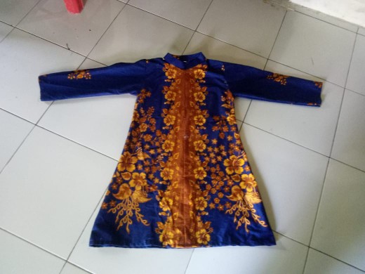 Tunik Batik Unggul Jaya Tunik Muslim Resleting Depan