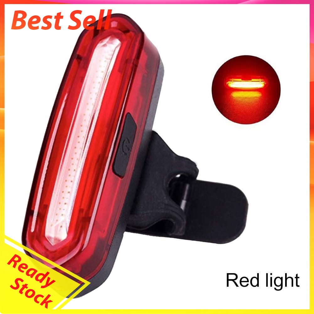 COB LED MTB Bike Rear Warning Lights 120LM Bicycle Taillight (Red Light)