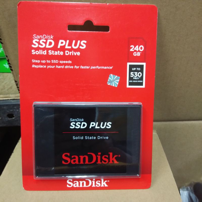 SSD 240GB Sandisk Plus SATA III 2,5inch