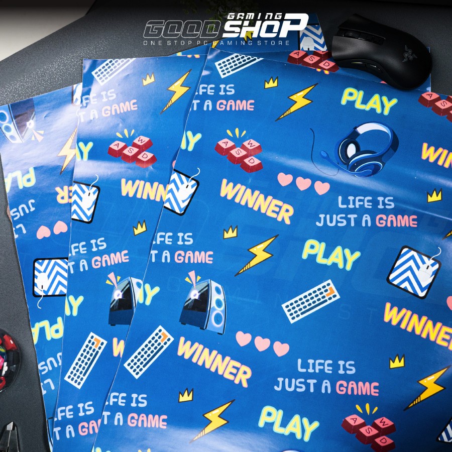 Goodgamingshop Present Gift Wrap With Gaming Themes / KERTAS KADO