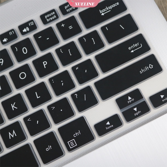 Skin Silikon Cover Pelindung Keyboard Lembut Anti Air 14 &quot;Untuk ASUS PU404U / TP410U / R421 / A407 / Y4000Ub