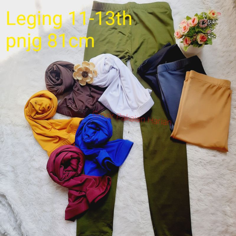 LEGGING ANAK SMP 11-13TH/ Leging Panjang Jersey Spandek Anak