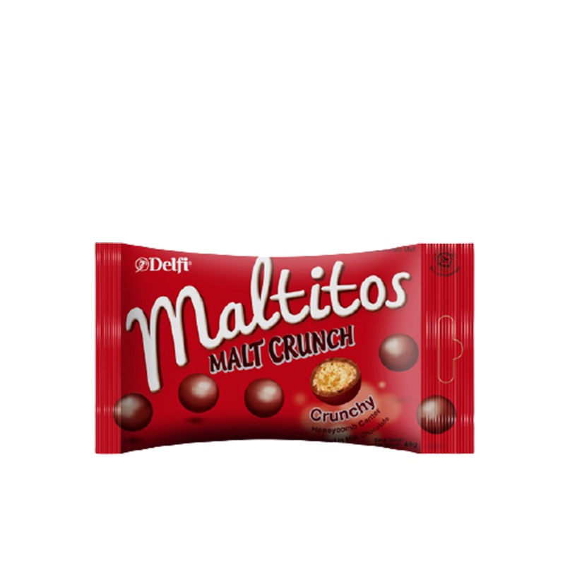 

Delfi Maltitos Coklat Malt Crunch 30g