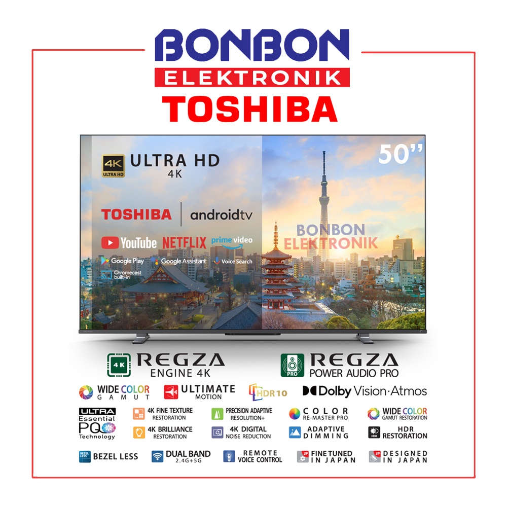 Toshiba LED Smart Android TV 50 Inch 50M550KP UHD 4K HDR