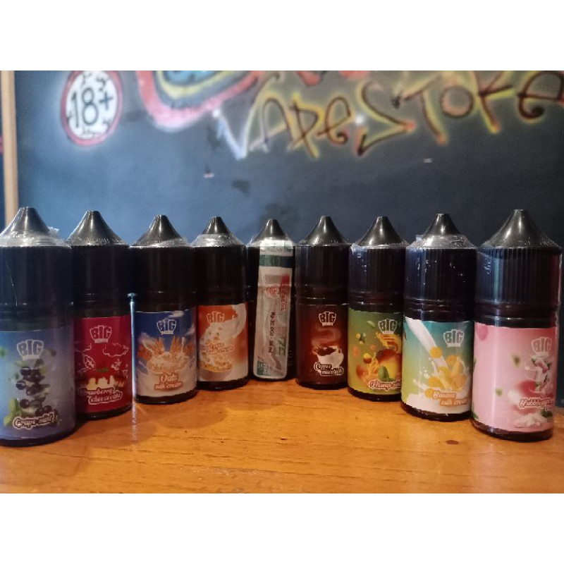 GROSIR TERMURAH BIG JUICE  LIQUIDS NIC 3MG FREEBASE MURAH 30ML CUKAI