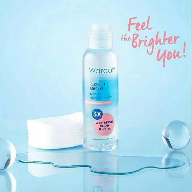 ❣️Rakkistore99❣️Wardah Perfect Bright Tone Up MICELLAR WATER (100% Original)