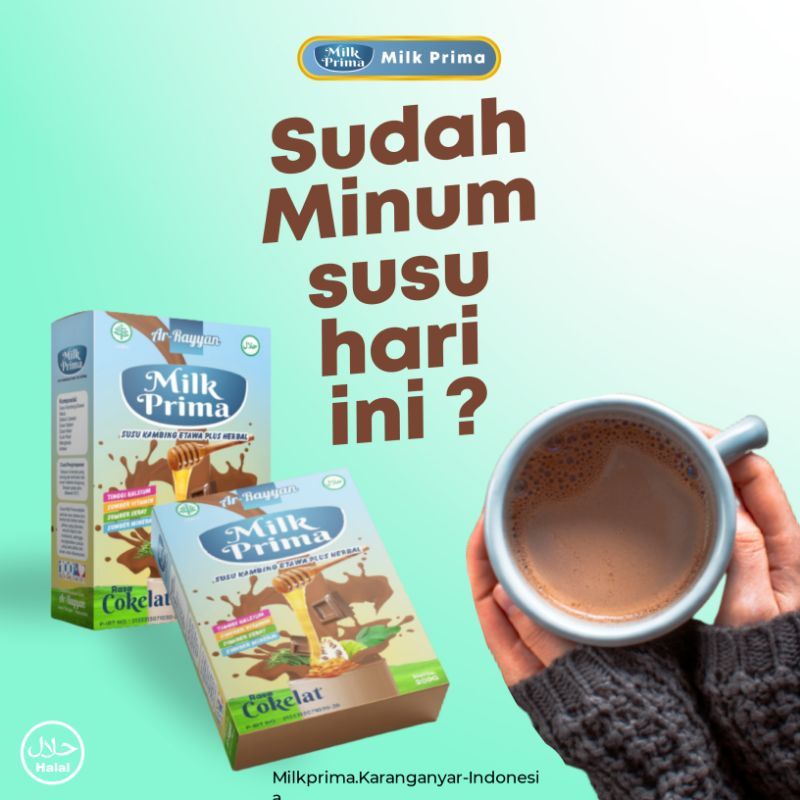 

Milk Prima Susu Bergizi Nutrisi Daun Kelor Susu Kambing Plus Herbal Menambah Kalsium Tulang