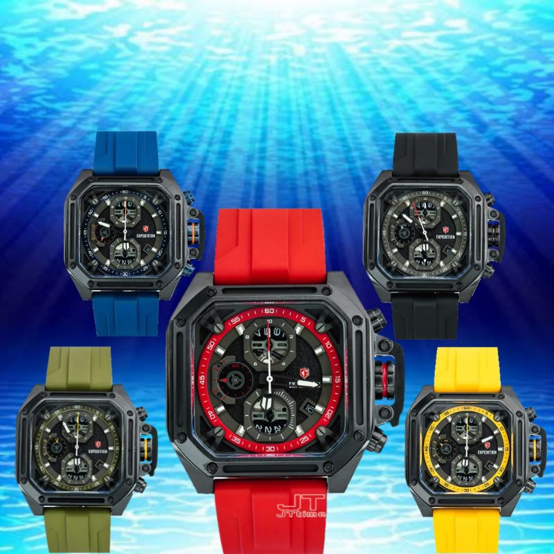 E6812 Jam Tangan Pria Expedition E 6812 Original
