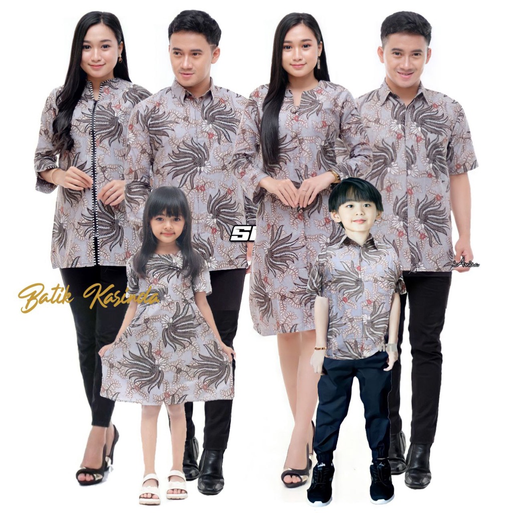 Maura couple batik Couple keluarga sania ruffle ori ndoro jowi dnt motif CUMI TOSCA