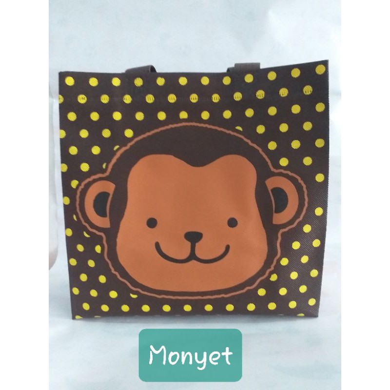 GOODIEBAG ULANG TAHUN SIZE 25X25X9 CM-Monyet