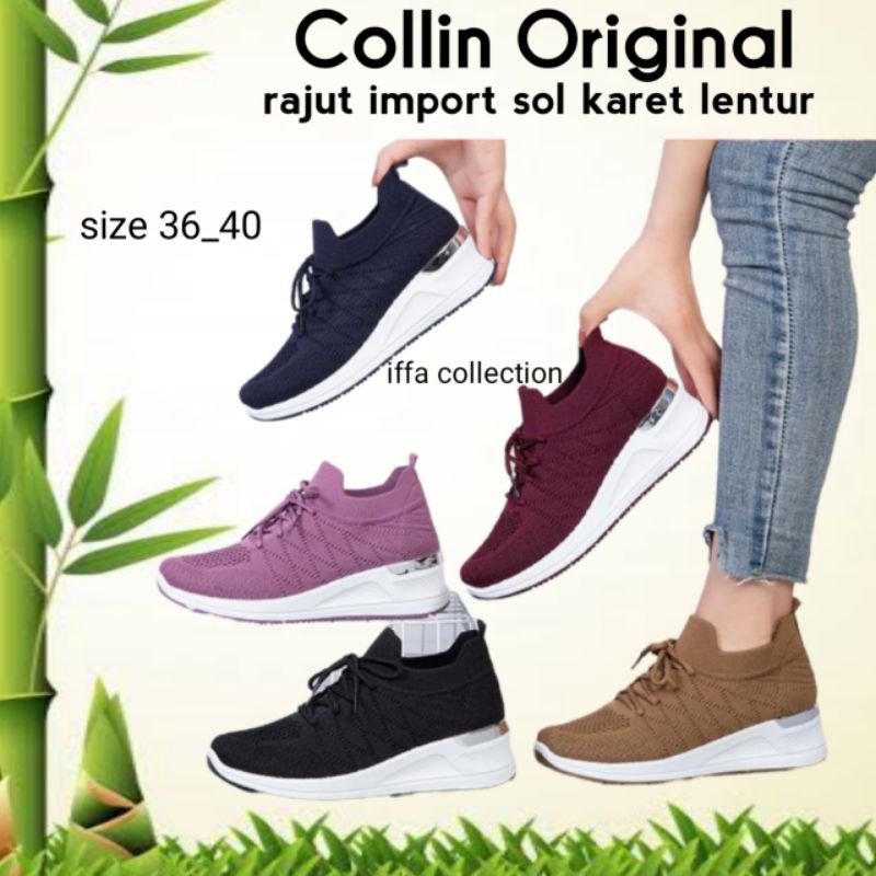 sepatu rajut import collin original terbaru 2022