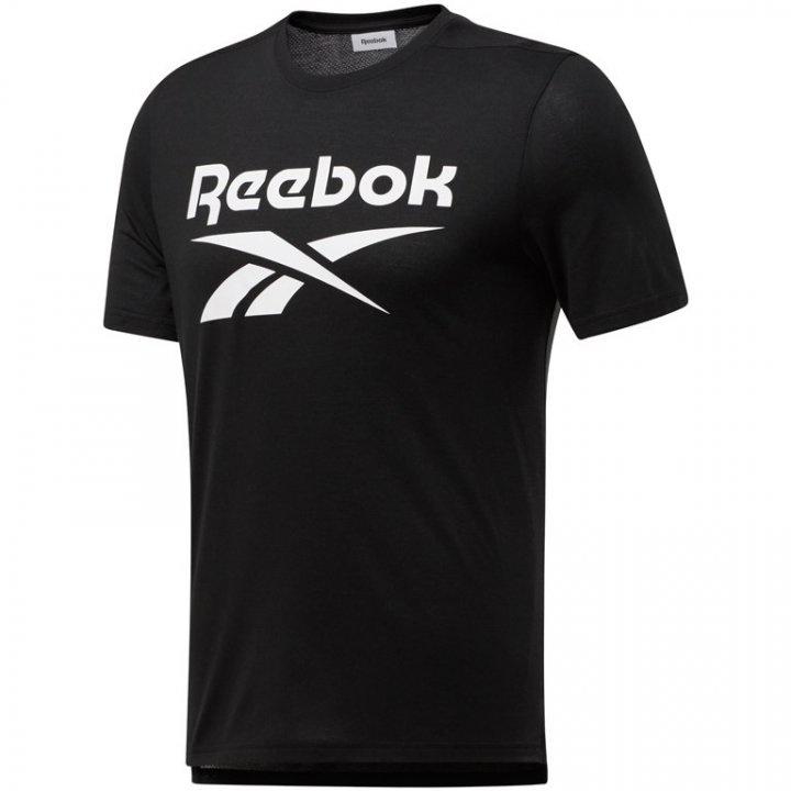 Reebok Workout Ready Supremium Men's Tee FK6219 Black Work Sup Baju olahraga Kaos Pria sport Atasan